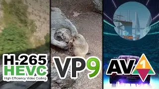 x265 vs VP9 vs AV1