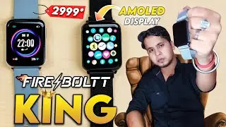 The KING of *BUDGET AMOLED* Smartwatch!⚡ Fire-Boltt KING Smartwatch Review!