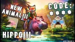 HIPPO UPDATE! NEW ANIMAL! SECRET CODE! A.F.J. (BLOCK TYCOON)