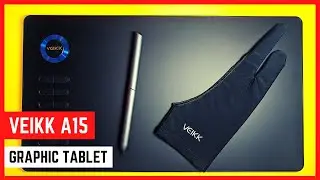 Veikk A15 Unboxing | Best Graphic Tablet for Online Teaching and Learning | Best Quality and Design