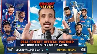 LSG vs MI Lucknow Super Giants vs Mumbai Indians First ever Official IPL match in Mobile Gaming RC24