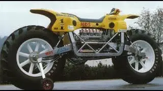 Машины-Монстры на дорогах. Гениальные изобретения #изобретения#мотоциклымашины#новости