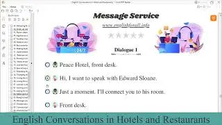 English Conversation | Message service
