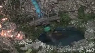 Presepe con cascata d'acqua