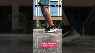 How to Jump Rope correctly | Beginner Mistake Shorts