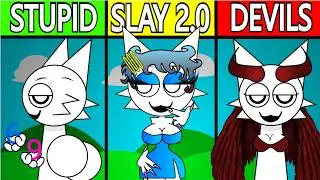Incredibox Sprunki Comparison: Double Date VS NEW Slay Queen 2.0 VS Stupid!