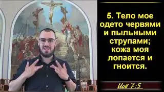 2 часть. Сатана нападает на здоровье Иова. Иов 2:1-13 (Для глухих)