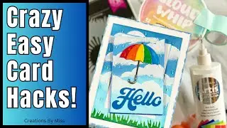 💥CARD MAKING HACKS💥 (Card Tips) Adding Dimension Using My Favorite Craft Supplies!!