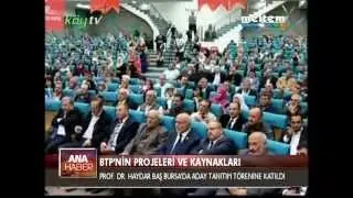 BTP LİDERİ HAYDAR BAŞ BURSA'DA KONUŞTU