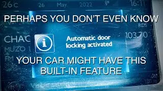 How to activate/deactivate the automatic door locking on Citroen DS5 when option is not in the menu?