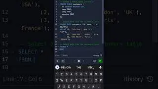 Simple SQL code || Structured Query Language || SQL || RDBMS 