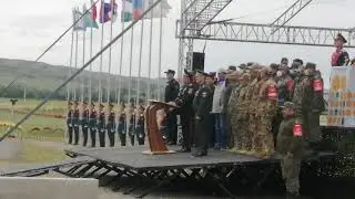 Открытие Международного военные авторалли в Республике Тыва. 21август 2021 г