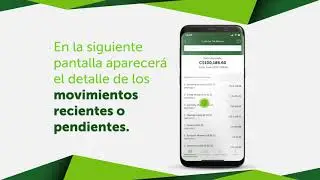 Consulta movimientos recientes.