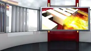 4 KA FIRE CHROMA ll VIRTUAL NEWS STUDIOS ll NEWS BACKGROUNDS