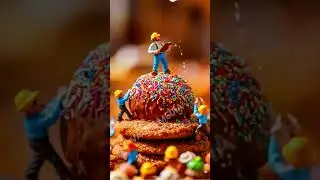 Miniature workers viral AI Reels 🤣 please subscribe to VAGPE AI LAB 