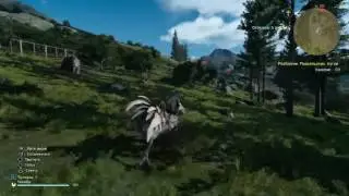 Final Fantasy 15, разбойник Ридьельских лугов. Кокатрис.