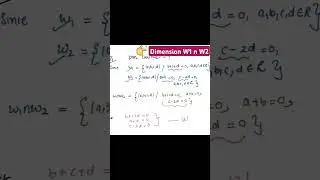 Basis and Dimension of Subspaces| cair net mathematics important questions #vectorspace #viralmaths