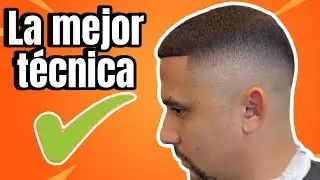 Aprende hacer este Degradado Mid Fade. Con la mejor técnica de la actualidad