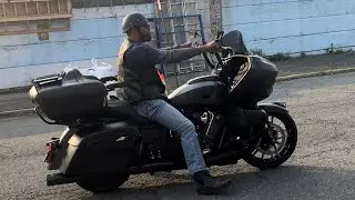 Tyrone took the 6 hour ride from Virginia to NJ to get the audio upgraded on his Indian Challenger