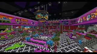 Minecraft Mega Pizzaplex by CuppaTea Tour - No Commentary