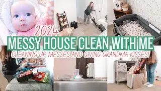 WEEKEND CLEANING VLOG ! MESSY HOUSE CLEAN WITH ME | CLEANING MOTIVATION 2024