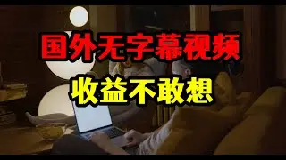 搬运国外无字幕视频，3小时批量操作30个账号，收益不敢想