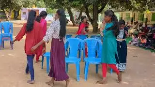 Musical chair girls under age 15  #pongalgames