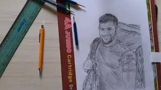 PENCIL SKETCH OF  M.S DHONI  ❤️ || 2020 ||