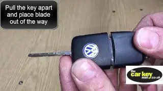 VW Seat Skoda Audi key HOW TO battery change