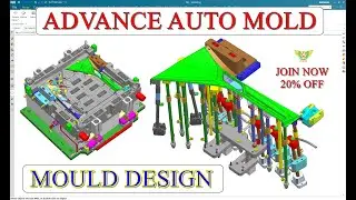 🔥 AUTOMOBILE ADVANCE MOLD DESIGN | Plastic injection mold design tutorial 