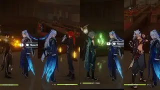 Neuvilette Height Comparison Part 1 || Genshin Impact { Fountain }