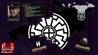 HOI4 Collapsing World: Rise of Radicalism: Himmler's New German Empire (Gameplay Timelapse)