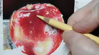 Apple Pastel Painting Demo