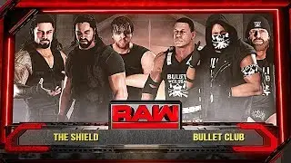 WWE 2K18 Custom Story - The Shield vs Bullet Club Winner Takes All Raw 2018 ft. Lesnar, Strowman -22