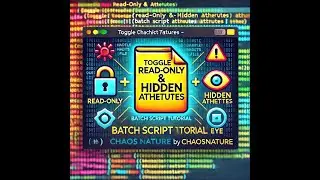 How to Toggle Read-Only and Hidden Attributes for Hosts (& any Other) File | Batch Script Tutorial