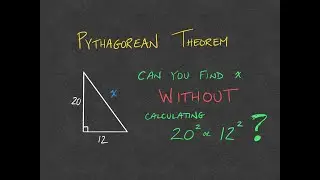 A Better Way to Use Pythagorean Theorem!