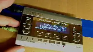 BOSS micro BR (guitar effects and rhythms testing)