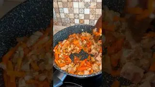 Плов вместо каши с мясом 