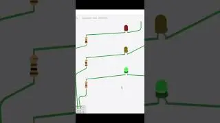 Traffic Light Simulation in Tinkercad Arduino LEDs Loop  