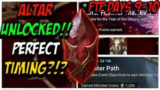 Altar of Souls Unlocked!! Shard and SoulStone Pulls? FTP Update Days 9-10 | Raid: Shadow Legends