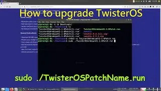 How to upgrade TwisterOS on Raspberry Pi 4 or RK3399