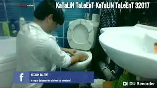 Katalin Talent isi SPALA HAINELE IN WC