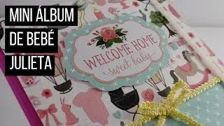 Álbum de Scrapbook para bebé (niña)  N°1 - 24 fotos