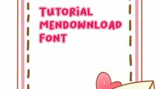Tutorial Memdownload Font di Dafont