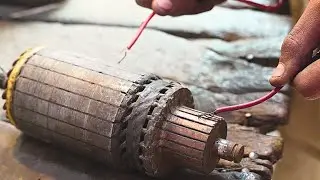 Amazing Technique of Rewinding An Armature