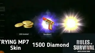 ROS- 1500 Diamond On Mp7 Skin ||Rules Of Survival ||