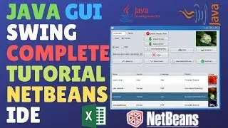 Java Swing Tutorial - Netbeans - Graphical User Interface (GUI) Complete Beginners Guide (Demo)