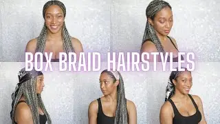 5 Simple Ways To Style Box Braids | Protective Styles
