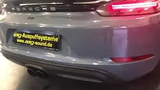 Porsche Boxster 718 Sportauspuff made by asg-sound