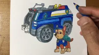 Drawing ‘’Mission Paw’’ Chase | Paw Patrol